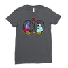 eggplant wizard and king hippo Ladies Fitted T-Shirt