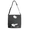mickey hands rolling weed marijuana Adjustable Strap Totes