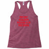 dry cleaning worker in the house Racerback Tank