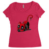 catpool Women's Triblend Scoop T-shirt
