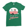 bitches with hitches Ladies Fitted T-Shirt