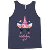 birthday unicorn family series birthday girl Tank Top
