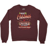 Merry Christmas To Father Of Great Awesome Crewneck Sweatshirt