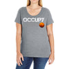 elon musk occupy mars Ladies Curvy T-Shirt