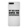 red head hair iPhone 7 Plus Case