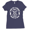 son of a biker Ladies Fitted T-Shirt
