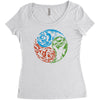 balance of power clearance Women's Triblend Scoop T-shirt
