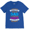 Super Cool Dad Of A Freaking Awesome Daughter V-Neck Tee