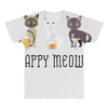 happy meowr All Over Men's T-shirt