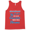 Grandad Was Created because Grankids Need Real Heroes Tank Top