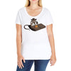 indiana mouse Ladies Curvy T-Shirt