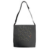 guns and swords and tacos Adjustable Strap Totes