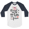 Tough She Be But Little She Is Fierce 3/4 Sleeve Shirt