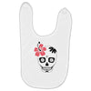 day of dead sugar skull Baby Bibs