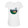 Way Down We Go Maternity Scoop Neck T-shirt