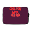 cool story bro tell it again Laptop sleeve