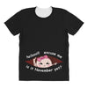 November Peeking Out Asian Baby Girl All Over Women's T-shirt