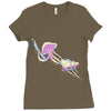 pb and jellyfish Ladies Fitted T-Shirt