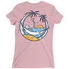 skull summer Ladies Fitted T-Shirt