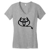 toyota parodie diable Women's V-Neck T-Shirt