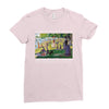 Georges Pierre Seurat A Sunday Afternoon On The island Of La Grande Ja Ladies Fitted T-Shirt