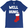 well hung endowed christmas stocking funny T-Shirt