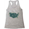 periodic table of the states Racerback Tank