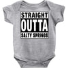 straight outta salty springs Baby Bodysuit