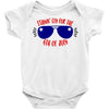 stayin' fly for the 4th of july Baby Bodysuit