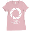 test subject 2 Ladies Fitted T-Shirt
