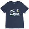 zombies hate fast food V-Neck Tee