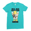 snoring gentleman Ladies Fitted T-Shirt