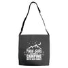 This Girl Loves Camping With Her Family Adjustable Strap Totes