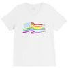 lightsaber rainbow V-Neck Tee