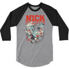 zombie band by thinkd d5rknq9 3/4 Sleeve Shirt