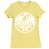 sasquatch research team Ladies Fitted T-Shirt