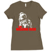 the walking dead tv show daryl dixon with bandana zombies Ladies Fitted T-Shirt