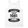 Premium Vintage  1981 Tank Top