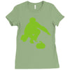 curling Ladies Fitted T-Shirt