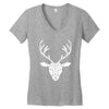 poly deer Women's V-Neck T-Shirt