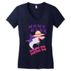 Mommy Shark -Shark Do Do Do Women's V-Neck T-Shirt