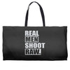 real men shoot raw Weekender Totes