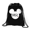 Mr. and Mrs. Matching Drawstring Bags