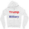 this was a trump shirt but hillary deleted it Zipper Hoodie