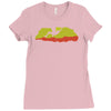 climbing rocks wall climb indoor outdoor Ladies Fitted T-Shirt