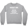 August Girl Hated By Many Crewneck Sweatshirt