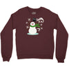 windy snowman Crewneck Sweatshirt