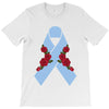 stomach cancer ribbon and rose T-Shirt
