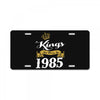 kings are born in 1985 License Plate