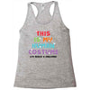 This Is My Human Costume I'm Really A Unicorn Racerback Tank